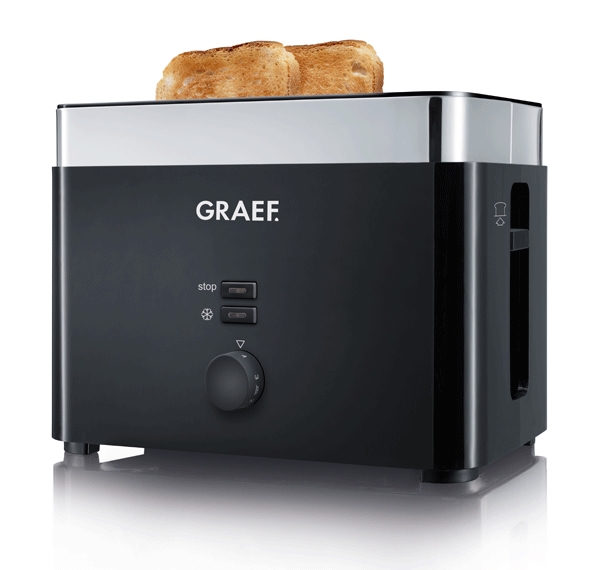 Graef TO 62 - Toaster - 2 Scheibe - 2 Steckplatz - Schwarz, Bild 5