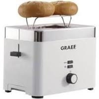 Graef TO61EU Toaster mit Brötchenaufsatz Weiß, Edelstahl, Bild 4
