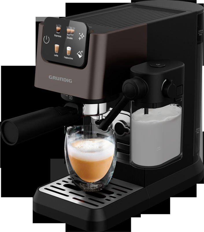 Grundig Espressomaschine KSM 5330 1628W Kaffeevollautomat mit 15 Bar & Touch‑Display