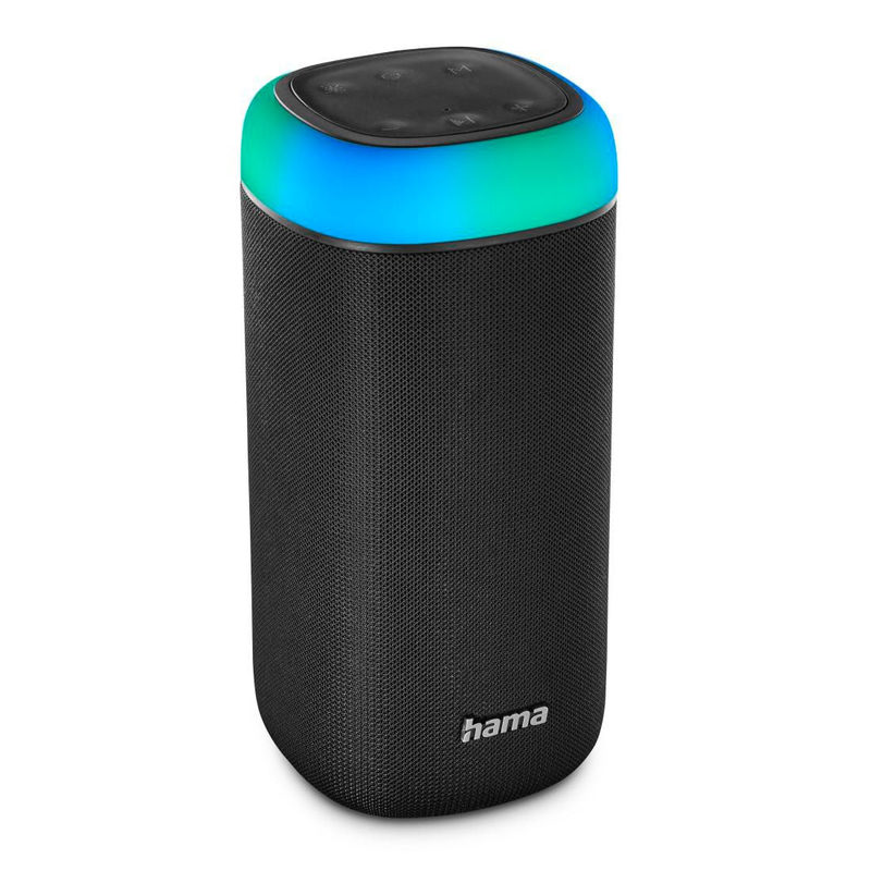 Hama 00188228 Bluetooth-Lautsprecher Shine 2.0, LED, spritzwassergeschützt, 30W, Schwarz, Bild 2