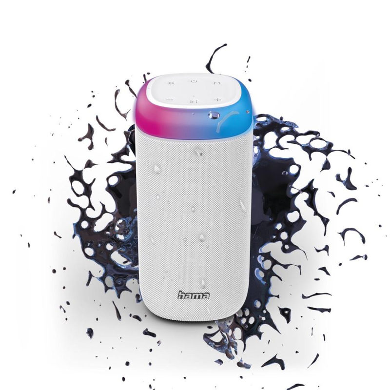 Hama 00188228 Bluetooth-Lautsprecher Shine 2.0, LED, spritzwassergeschützt, 30W, Schwarz, Bild 5
