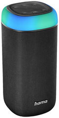 Hama 00188228 Bluetooth-Lautsprecher Shine 2.0, LED, spritzwassergeschützt, 30W, Schwarz
