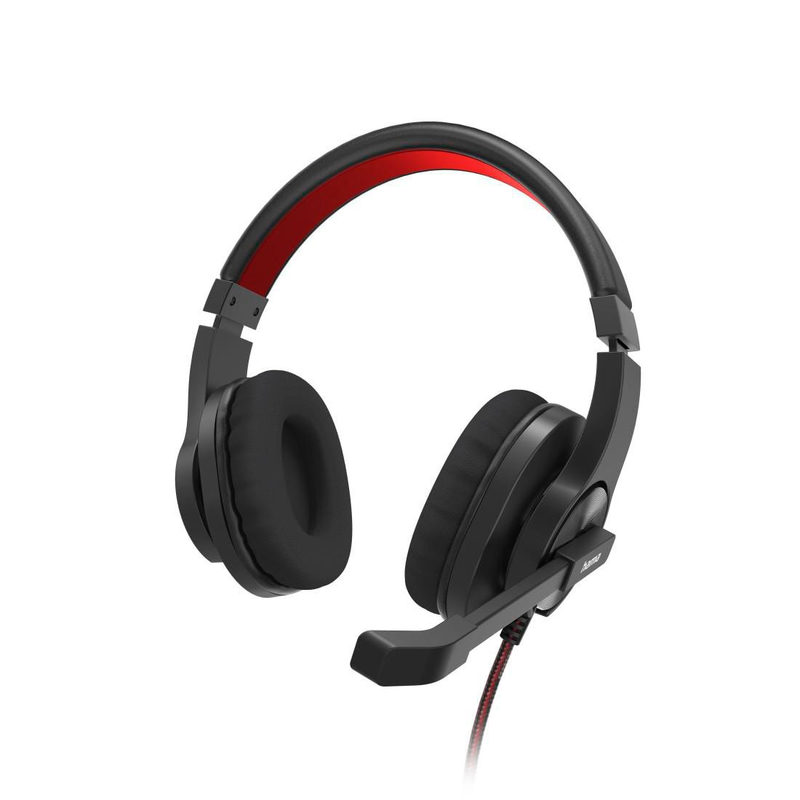 Hama HS-USB400 V2 - Headset - ohrumschließend - kabelgebunden - USB-A - Schwarz, Rot, Bild 3