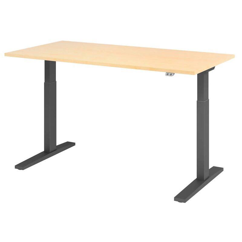 Hammerbacher Elektrisch höhenverstellbarer Schreibtisch 1-stufig, C-Fuß, BxT, Bild 4