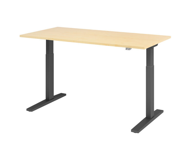 Hammerbacher Elektrisch höhenverstellbarer Schreibtisch 1-stufig, C-Fuß, BxT, Bild 5