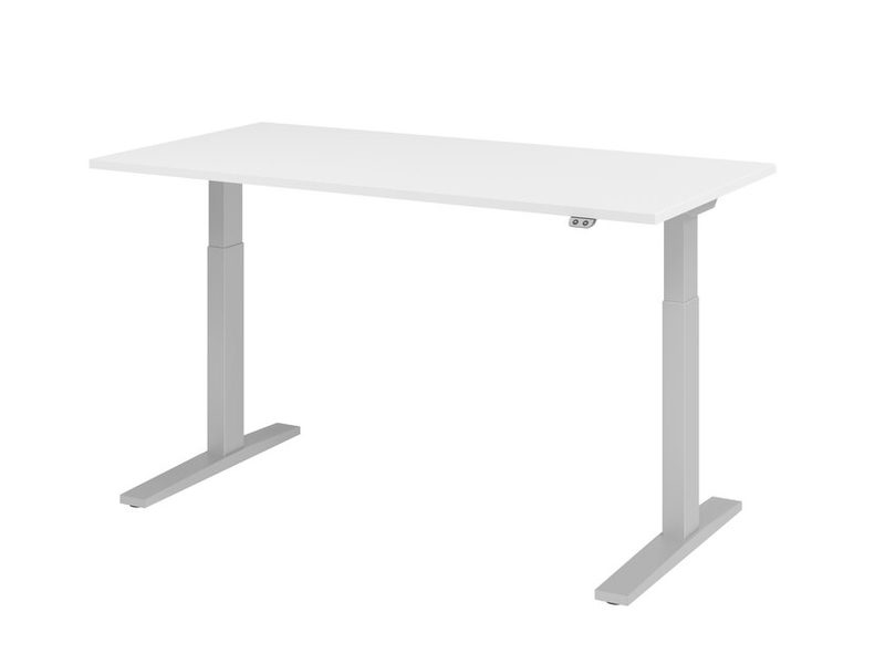 Hammerbacher Elektrisch höhenverstellbarer Schreibtisch 1-stufig, C-Fuß, BxT, Bild 3