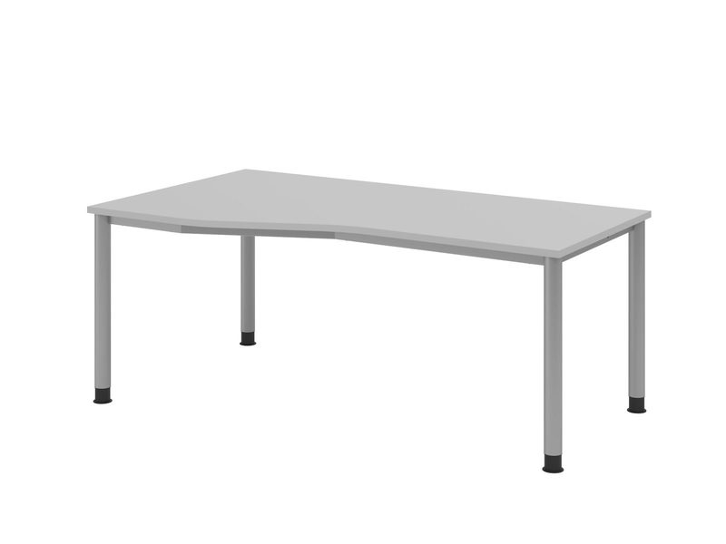 Hammerbacher Manuell höhenverstellbarer Schreibtisch Akzent, 4-Fuß Gestell, BxT, Bild 6