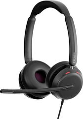 Headset EPOS IMPACT 860, binaural, kabelgebunden, USB-C auf USB-A, UC-optimiert, 3 Mikrofone,