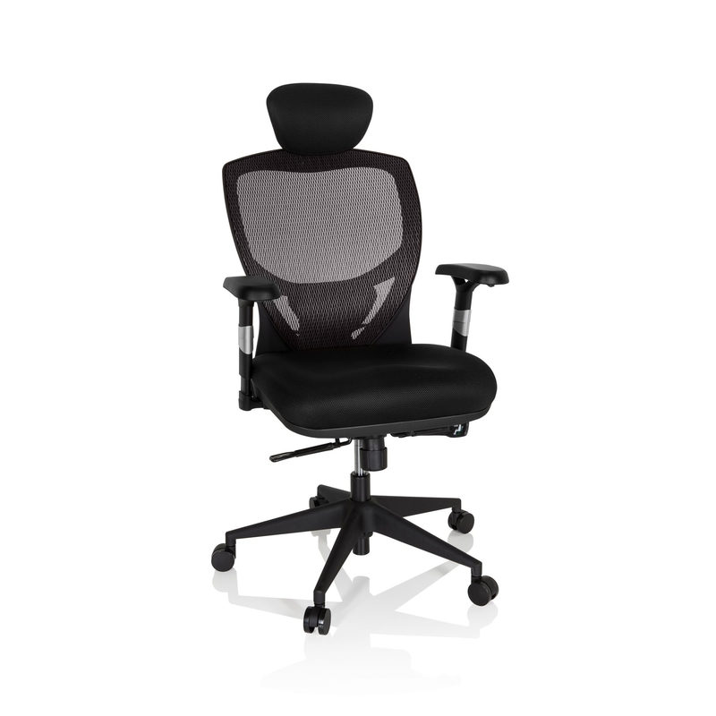 Bürostuhl / Chefsessel Venus Base Sitz Stoff / Rücken Netz, Bild 3