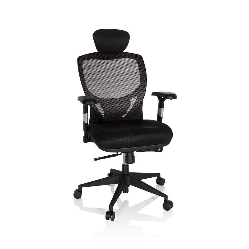 Bürostuhl / Chefsessel Venus Base Sitz Stoff / Rücken Netz, Bild 4