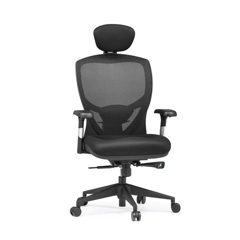 Bürostuhl / Chefsessel Venus Base Sitz Stoff / Rücken Netz