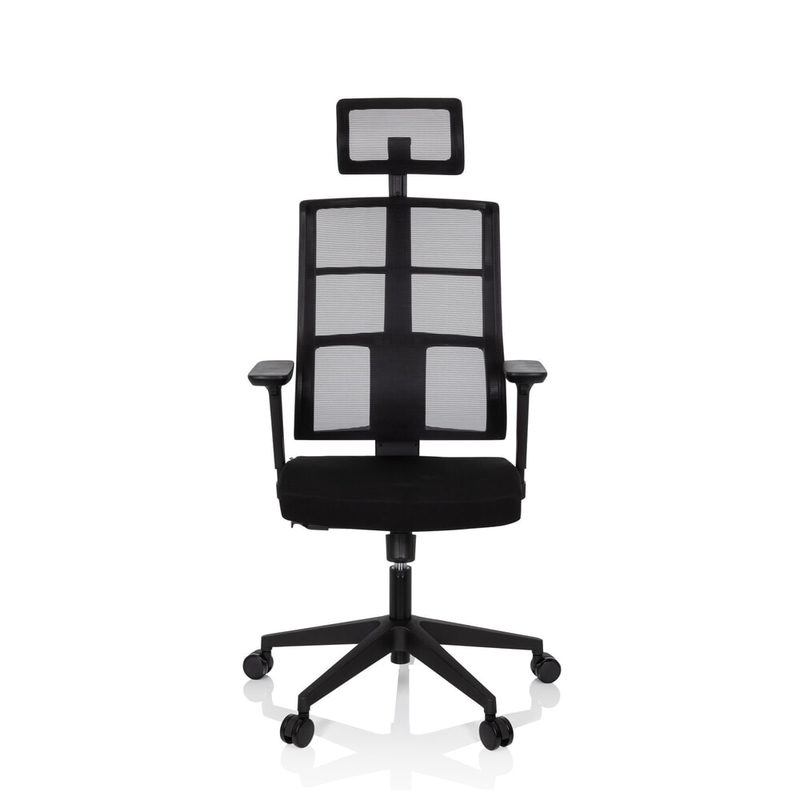 Bürostuhl / Drehstuhl Spinio Pro Netzstoff / Stoff Schwarz Hjh Office