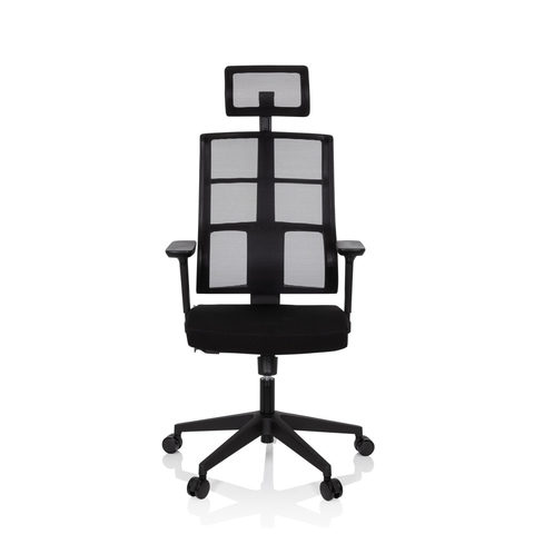 Bürostuhl / Drehstuhl Spinio Pro Netzstoff / Stoff Schwarz Hjh Office