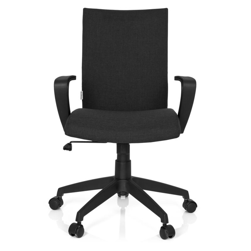 Bürostuhl Soft Stoff Schwarz Hjh Office, Bild 3
