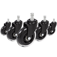 hjh OFFICE Stuhlrollen 5x ROLO SKATE