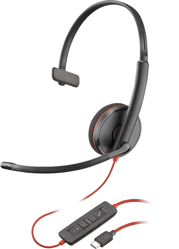 HP 8X214A6 - Headset, Blackwire 3210, Mono, USB-C +USB-C/A (Bulk), Bild 2