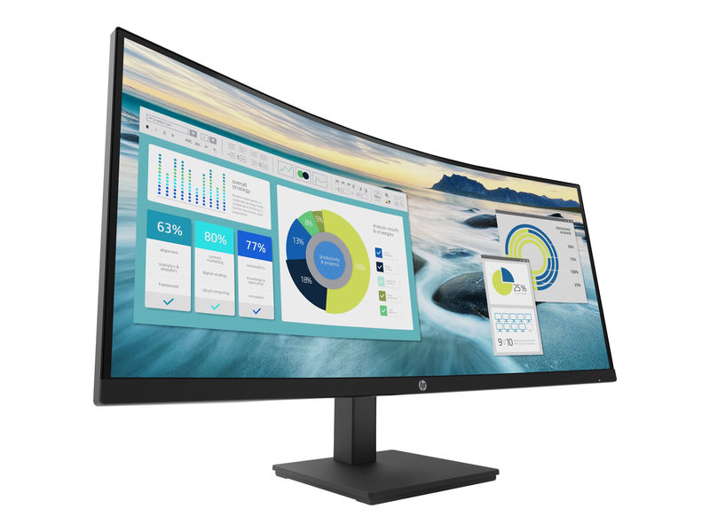 HP P34hc G4 34 Zoll UWQHD Curved VA LED 21:9 60 Hz Monitor, Bild 2