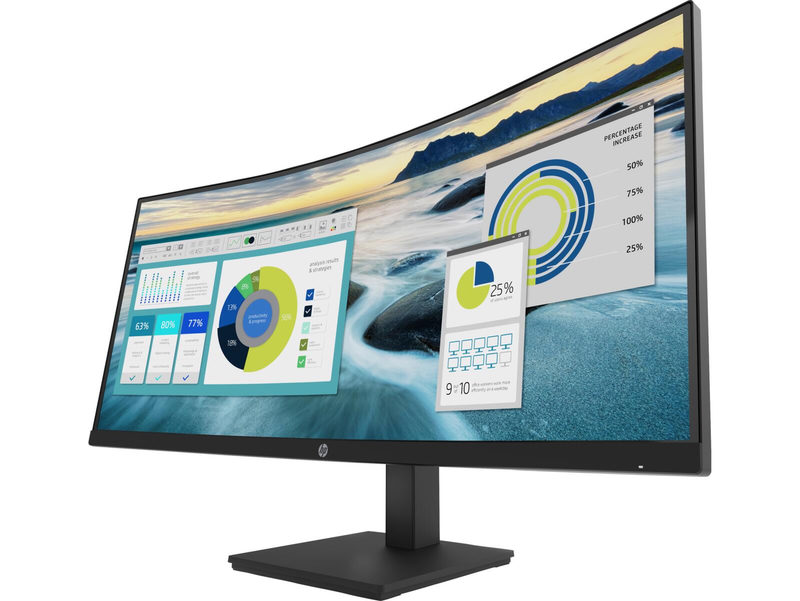 HP P34hc G4 34 Zoll UWQHD Curved VA LED 21:9 60 Hz Monitor, Bild 3