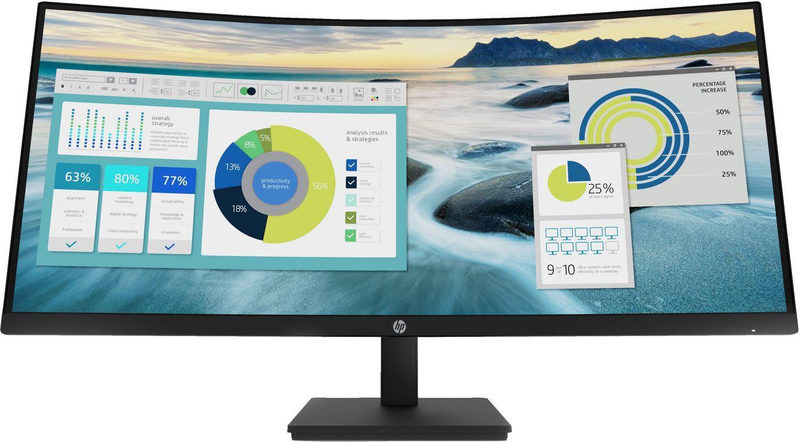 HP P34hc G4 34 Zoll UWQHD Curved VA LED 21:9 60 Hz Monitor, Bild 5