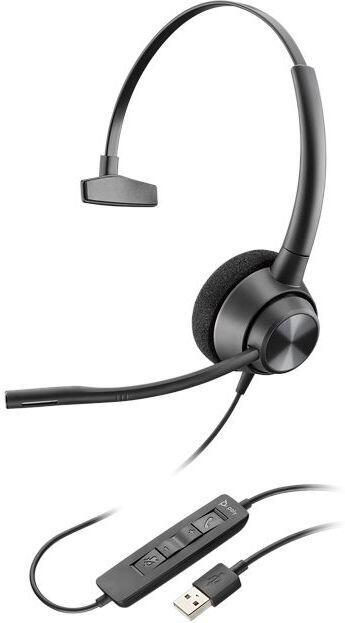 HP Poly EncorePro 320 USB-C Stereo-Headset - Kabelgebunden - Büro/Callcenter - 105 g - Kopfhörer - Schwarz, Bild 6
