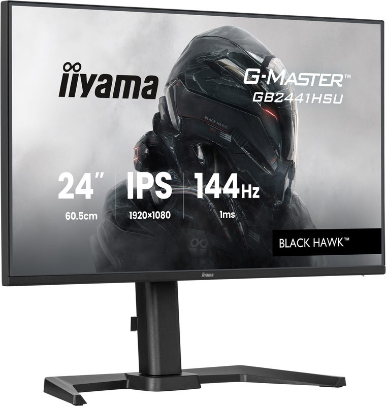 iiyama G-Master Black Hawk GB2441HSU-B1 24 Zoll Full HD IPS LED 16:9 144 Hz Gaming Monitor, Bild 2