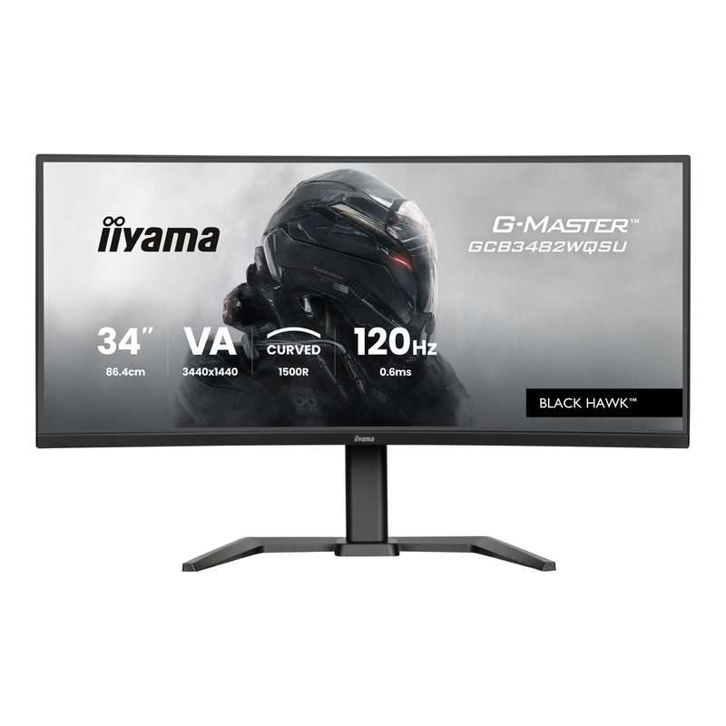 iiyama G-Master Black Hawk GCB3482WQSU-B1 34 Zoll UWQHD Curved VA LED 21:9 120 Hz Gaming Monitor, Bild 3