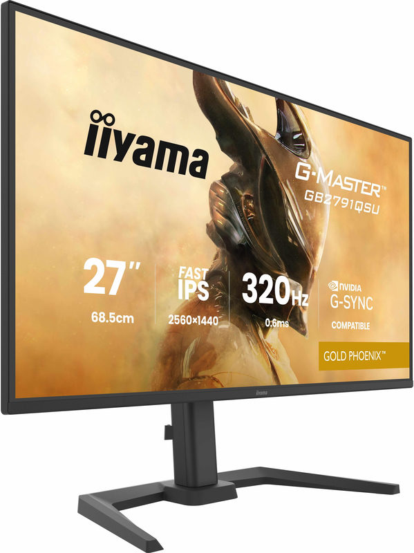 iiyama G-Master GB2791QSU-B1 68,5cm (27) WQHD Fast IPS 16:9 320 Hz Gaming Monitor