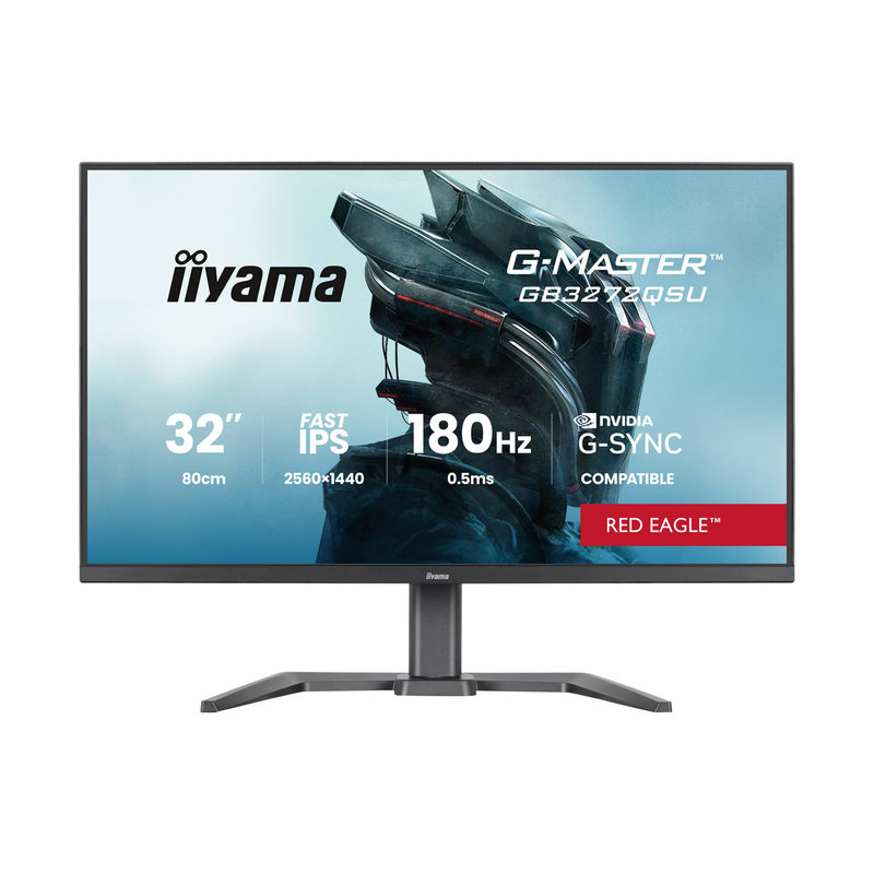iiyama G-Master GB3272QSU-B1 80cm (31,5) WQHD IPS LED 16:9 180 Hz Gaming Monitor DP/HDMI, Bild 2