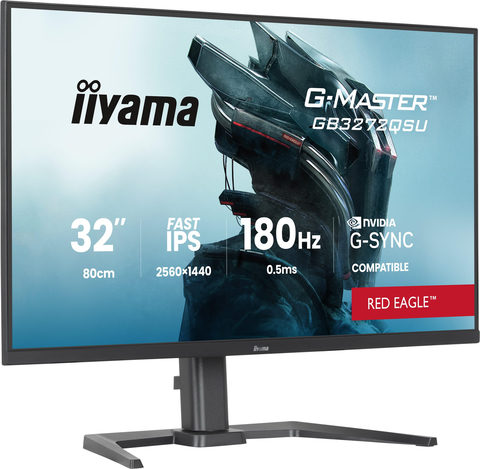 iiyama G-Master GB3272QSU-B1 80cm (31,5) WQHD IPS LED 16:9 180 Hz Gaming Monitor DP/HDMI