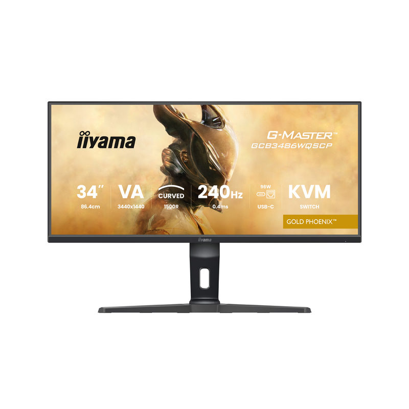 iiyama G-Master Gold Phoenix GCB3486WQSCP-B1 34 Zoll UWQHD Curved VA LED 21:9 240 Hz Gaming Monitor, Bild 4