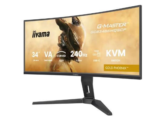 iiyama G-Master Gold Phoenix GCB3486WQSCP-B1 34 Zoll UWQHD Curved VA LED 21:9 240 Hz Gaming Monitor, Bild 5