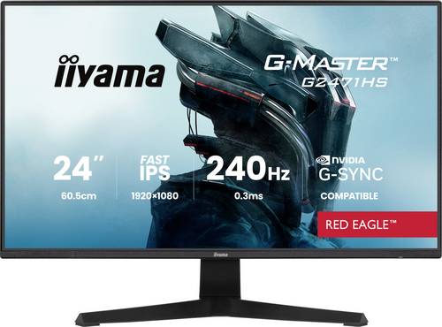 iiyama G-Master Red Eagle G2471HS-B1 24 Zoll FHD IPS LED 16:9 240 Hz Gaming Monitor, Bild 2