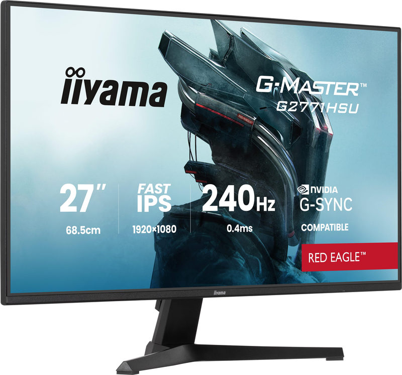 iiyama G-Master Red Eagle G2771HSU-B1 27 Zoll FHD IPS LED 16:9 240 Hz Gaming Monitor, Bild 3
