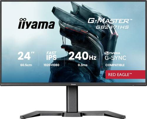 iiyama G-Master Red Eagle GB2471HS-B1 24 Zoll FHD IPS LED 16:9 240 Hz Gaming Monitor