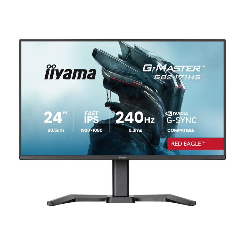 iiyama G-Master Red Eagle GB2471HS-B1 24 Zoll FHD IPS LED 16:9 240 Hz Gaming Monitor, Bild 2