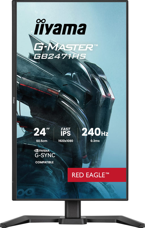 iiyama G-Master Red Eagle GB2471HS-B1 24 Zoll FHD IPS LED 16:9 240 Hz Gaming Monitor, Bild 5