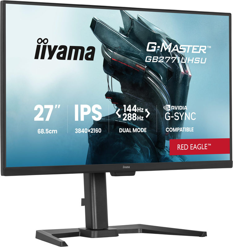 iiyama G-Master Red Eagle GB2771UHSU-B1 27 Zoll 4K UHD IPS LED 16:9 144 Hz Gaming Monitor