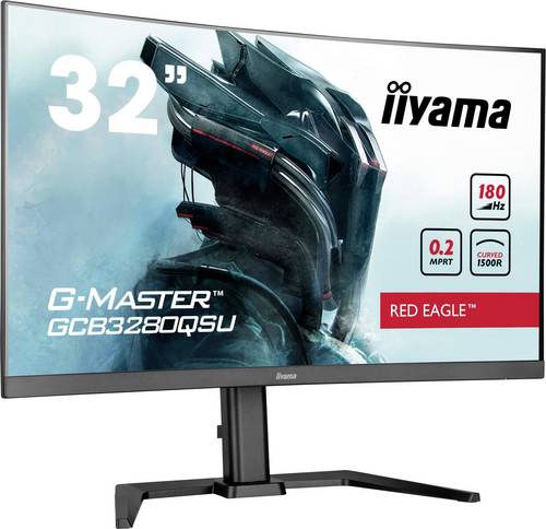 iiyama G-Master Red Eagle GCB3280QSU-B2 31.5 Zoll WQHD Curved VA LED 16:9 180 Hz Gaming Monitor