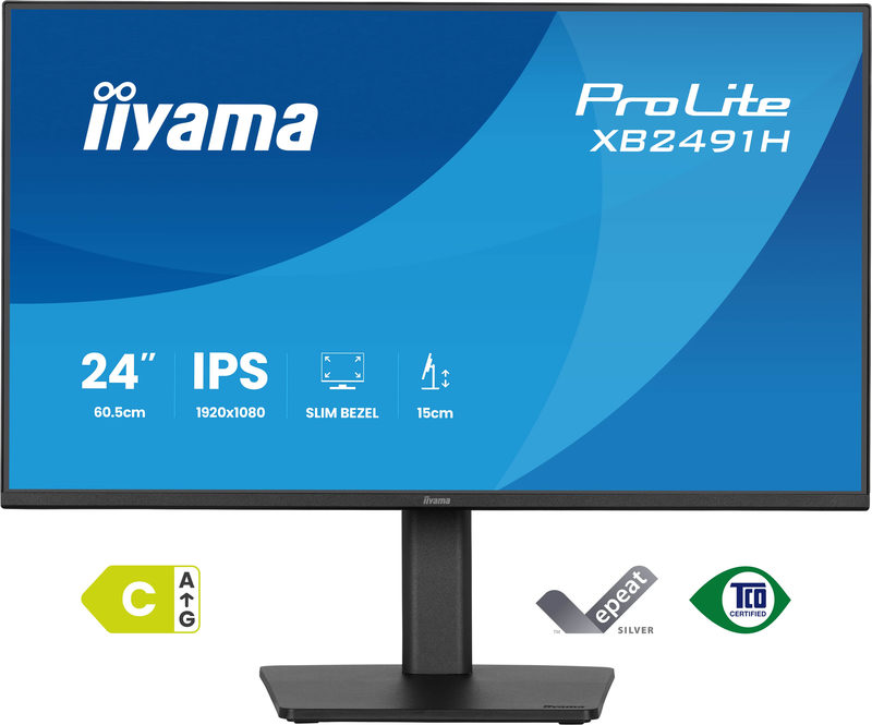 IIY XB2491HB1 - 61cm Monitor, 1080p, Pivot, Bild 4