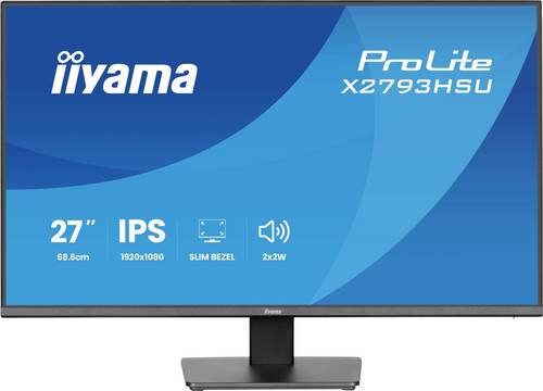 Iiyama ProLite LED-Monitor EEK C (A - G) 68.6 cm (27 Zoll) 1920 x 1080 Pixel 16:9 1 ms IPS LED