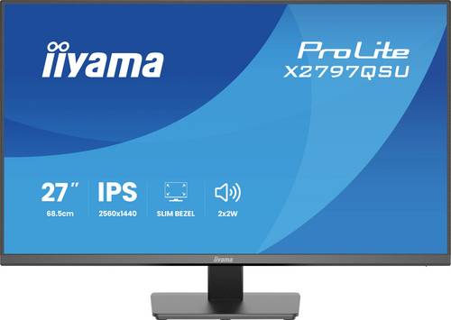 Iiyama ProLite LED-Monitor EEK D (A - G) 68.6 cm (27 Zoll) 2560 x 1440 Pixel 16:9 1 ms IPS LED