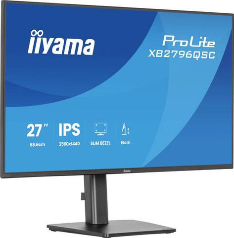 Iiyama ProLite LED-Monitor EEK E (A - G) 68.6cm (27 Zoll) 2560 x 1440 Pixel 16:9 4 ms IPS LED