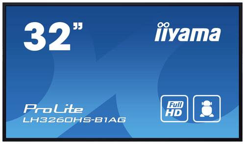 Iiyama PROLITE LH3260HS-B1AG Digital Signage Display EEK: G (A - G) 80 cm 31.5 Zoll 1920 x 1080 Pixel 24/7