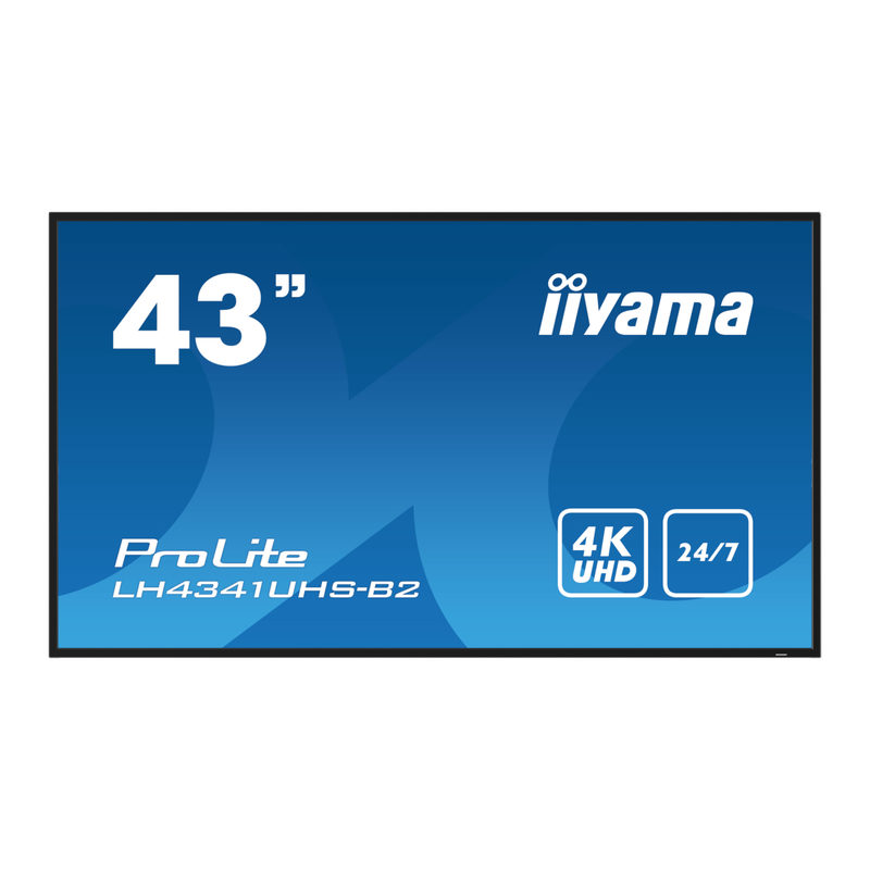 Iiyama ProLite LH4341UHS-B2 Digital Signage Display EEK: G (A - G) 108 cm 42.5 Zoll 3840 x 2160 Pixe, Bild 2