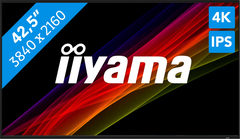 Iiyama ProLite LH4341UHS-B2 Digital Signage Display EEK: G (A - G) 108 cm 42.5 Zoll 3840 x 2160 Pixe