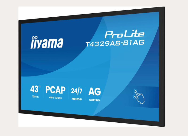 iiyama ProLite T4329AS-B1AG 108cm (42.5) 4K UHD Touch Monitor HDMI/USB-C, Bild 4
