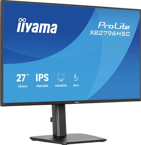 iiyama ProLite XB2796HSC-B1 27 FHD IPS 16:9 144 Hz USB-C 65WPD Monitor