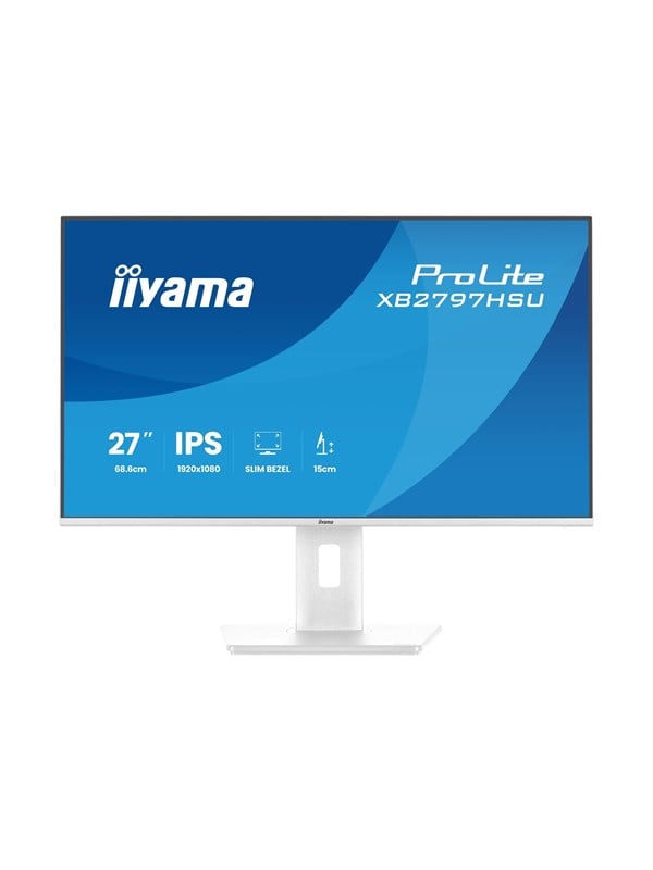 iiyama ProLite XB2797HSU-W1 27 IPS Full HD Monitor 120 Hz Weiß USB-Hub, Bild 4