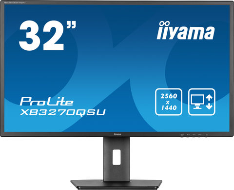 iiyama ProLite XB3270QSU-B1 31.5 Zoll WQHD IPS LED 16:9 100 Hz Office Monitor