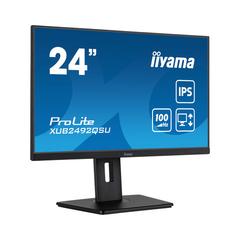 iiyama ProLite XUB2492QSU-B1 23.8 Zoll WQHD IPS LED 16:9 100 Hz Office Monitor
